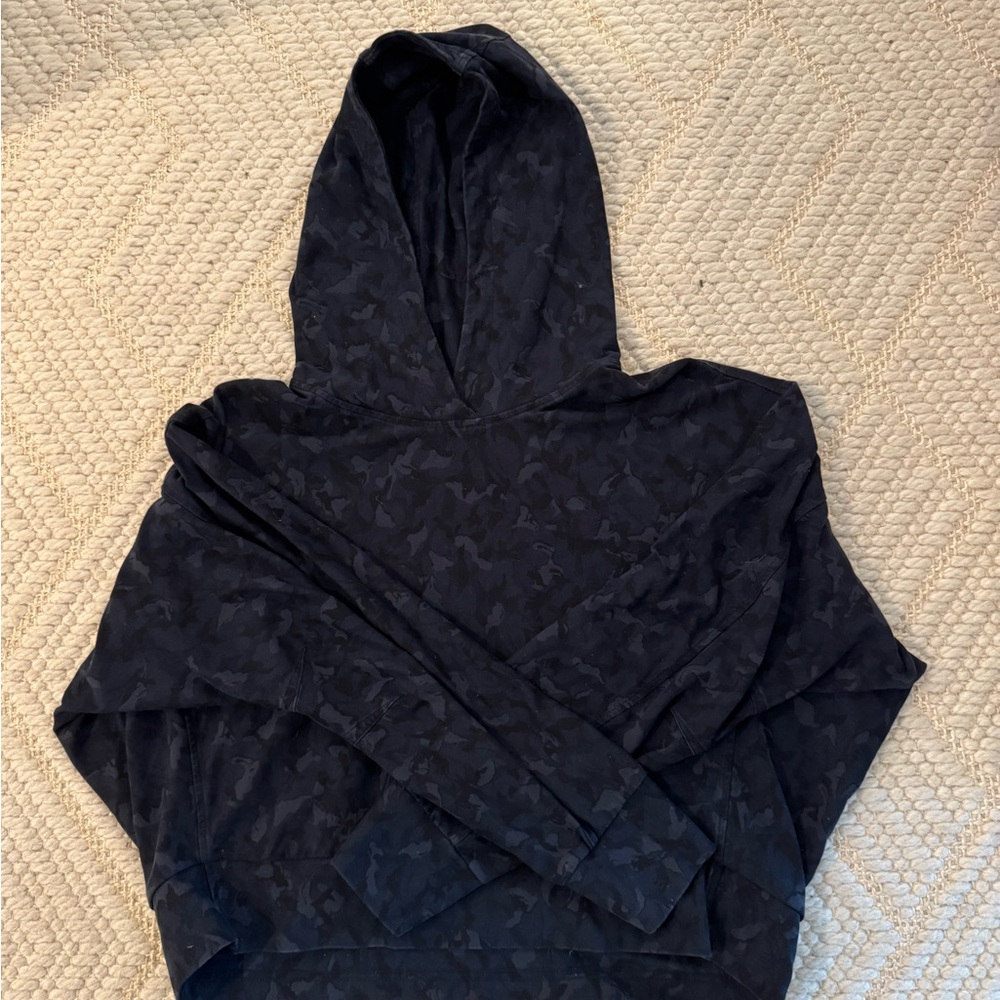 Athleta Navy Hooded Sweatshirt